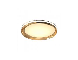 Lampa sufitowa plafon APART kolor biały/złoty metal/szkło, LED 2800 Lm 3000K IP20 MX4168-1-3WGT Zuma Line