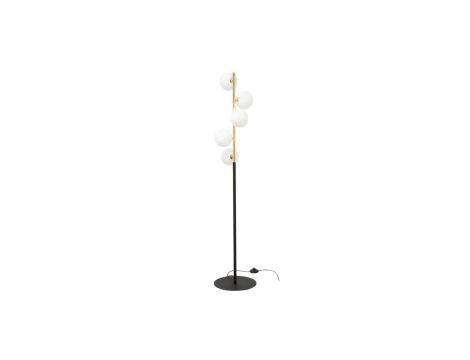 Lampa podłogowa ALI kolor czarny/złoty metal/szkło, 5xG9 IP20 5649 Zuma Line