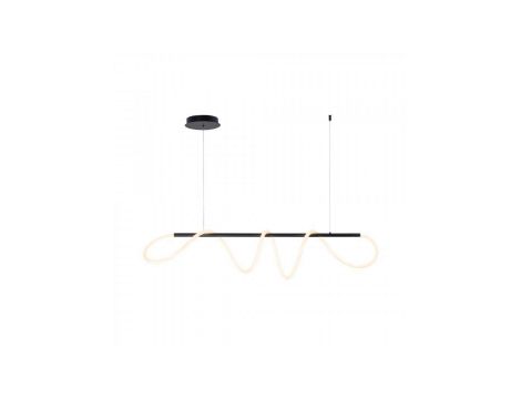 Lampa wisząca BALBO kolor czarny aluminium/metal, LED 3200 Lm barwa regulowana IP20 20006PM-BK Zuma Line