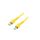 Patch cord S/FTP 6a linka Cu PUR żółty 3m 27AWG Żyły: 8 09488585745030