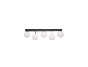 Lampa sufitowa ALI kolor czarny/złoty metal/szkło, 5xG9 IP20 5643 Zuma Line