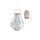 Lampa Solarna LED Latarenka Wisząca LAMPION biała LED 34cm ciepła