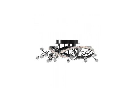 Lampa przysufitowa MAIA kolor Czarny z kryształkami, LED 25W 2700-6000K - MX3481-1S-3BCT Zuma Line