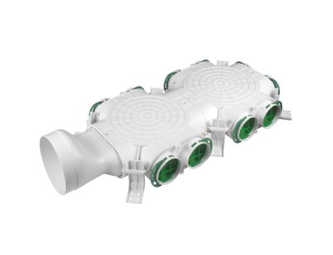 Skrzynka rozdzielcza rekuperacyjna boczna VCB160-10 fi160 - 10 x 75mm Awenta
