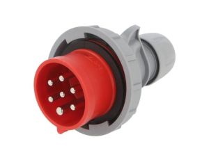 Złącze zasilające 3-fazowe AC, wtyk męski, 16A/400VAC, PIN: 7 0172-6V