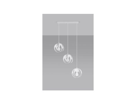Lampa sufitowa dziecięca FOCUS biało-żółta, LED 35W 3000K - MX4024-1-3WT Zuma Line