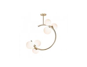 Lampa sufitowa plafon Molecule złoto francuskie C0454-06Q-F7AA Zuma Line