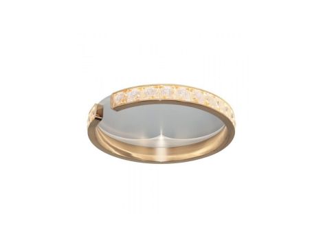 Lampa sufitowa plafon MURIEL kolor francuskie złoto/piaskowa biel metal/szkło, LED 4000 Lm 3000K IP20 MX4996-1-3GWD Zuma Line