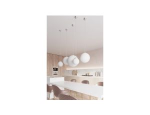 Lampa sufitowa OMI kolor Czarny, szklany klosz, źródło 1*G9 - 1188 Zuma Line