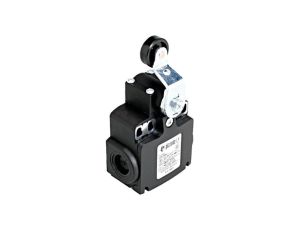 FX551 Wyłącznik krańcowy dźwignia R 40mm, rolka z tworzywa Ø20mm