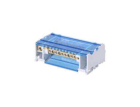 Blok rozdzielczy modułowy Listwa łączeniowa 4x11 125A na szynę DIN TH35 4x (1x 10-35mm2 + 3x 10-25mm2 + 7x 2,5-6mm2) FJ-411/125B
