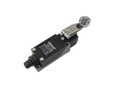 Wyłącznik krańcowy dźwignia z rolką metalową 1xNO 1xNC 5A IP65 WK-04M