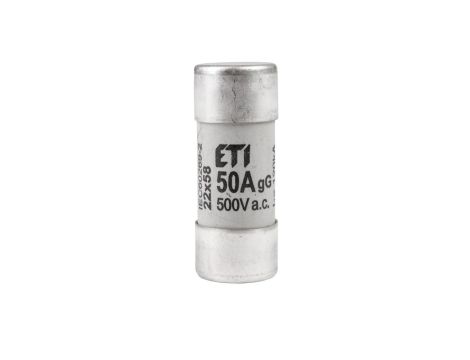 Wkładka bezpiecznikowa cylindryczna 22x58mm 50A gG 500V CH22 002640019