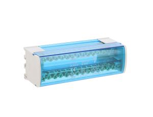 Modułowy blok rozdzielczy dwupolowy 2x ( 11x 6mm2 2x25 mm2 2x35 mm2 ) TS35 ShNK2x15 85135002