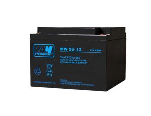 Akumulator VRLA AGM 12V 26Ah (żywotność 6-9lat) M5 MW 26-12