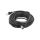 F/UTP5-90-100BK Patch cord F/UTP 5e linka CCA PVC czarny 10m 26AWG
