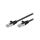 F/UTP5-CCA-200BK Patch cord F/UTP 5e linka CCA PVC czarny 20m 26AWG