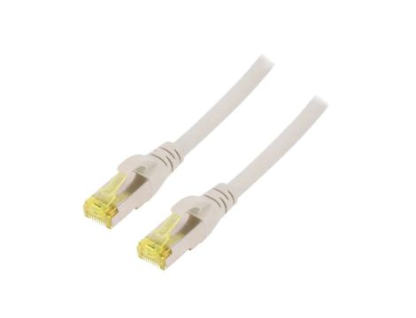 DK-1644-A-150 Patch cord S/FTP 6a linka Cu LSZH szary 15m 26AWG