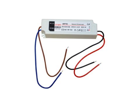 Zasilacz LED 12V 40W napięciowy IP67 plastik EK