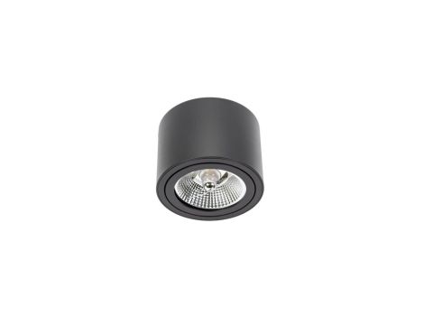 CHLOE AR111 NATYNKOWA GU10 250V IP20 139x100mm CZARNY okrągła ruchoma