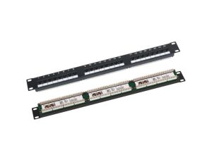 Patch panel 1U/19 cali UTP nieekranowany 24 porty kat. 6 złącza LSA Q-LANTEC - Q-LANTEC