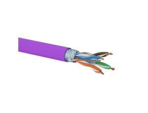 Kabel F/UTP kat.6 LSOH Dca 4x2x23AWG 500m (FIOLETOWApowłoka) 25 lat gwarancji, badanie jakości laboratorium INTERTEK (USA) ALANT