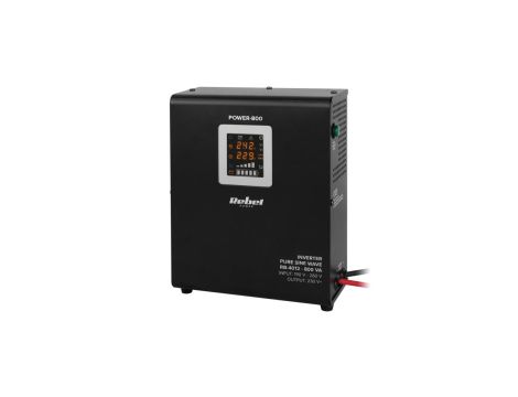 Zasilacz Awaryjny Naścienny Rebel POWER-800 - przetwornica z czystym przebiegiem sinusoidalnym i funkcją ładowania 12V 230V 800V