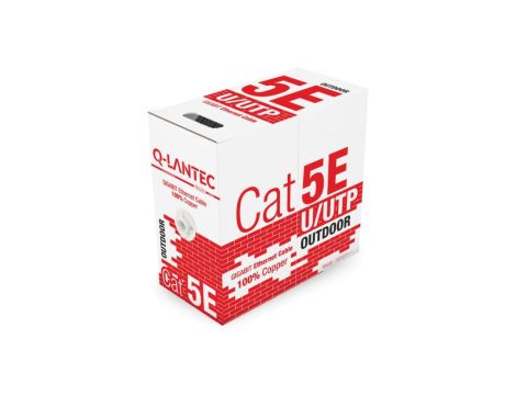 Kabel UTP kat.5e PE 4PR 305m ZEWNĘTRZNY SUCHY Q-LANTEC - Q-LANTEC