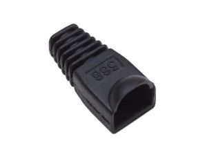 Osłonka wtyku RJ45 6.2mm czarna IWP-CBOOT-BK /10szt./
