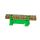 Listwa zaciskowa 12-polowa 10mm2 TH35 zielona LZ-12G