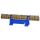 Listwa zaciskowa 15-polowa 10mm2 TH35 niebieska LZ-15B