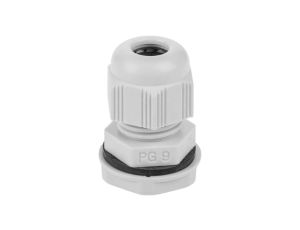 Dławnica kablowa 4,5-7mm IP67 gwint calowy jasnoszara PG9