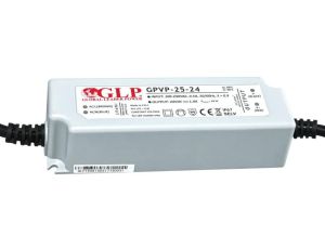 GPVP-25-12 Zasilacz impulsowy do LED 12V/2A PFC IP67 podwójna izolacja przewodów