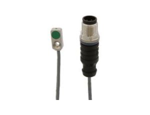 Czujnik indukcyjny, podtynkowy, wtyczka kabla M12 4-PIN 1m, odlew cynkowy niklowany IB98E308