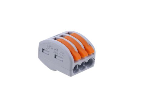 Szybkozłączka z dźwignią 3x 0,08-4mm2 ZU-403 /1szt./