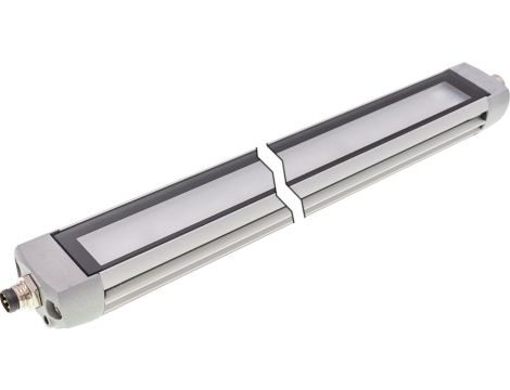 EM250171 Oświetlenie maszynowe LED, Ø28mm 290long, światło białe, 6,5W, kaskadowe, 5500K, 22-26V DC, -30-55C, wtyczka M8 3-pin