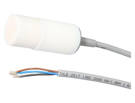 Czujnik pojemnościowy, M32x1.5 70long, non-flush, Sn: 1-40, 10-35VDC, -25-100C, 2x PNP antivalent, kabel 5m KN32A504