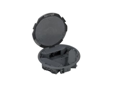 Simon Connect Puszka KF podłogowa okrągła fi 300mm 6xK45 kątowa szara KF300C/1