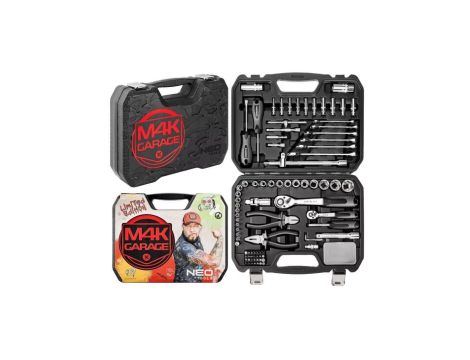 Walizkowy zestaw narzędzi warsztatowych 90 elementów M4K GARAGE NEO