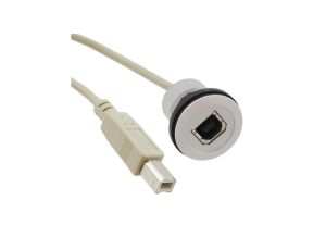 Gniazdo USB 22mm har-port -2570C Ø22,3mm IP20 srebrny 9454521912