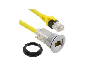 Gniazdo RJ45 22mm har-port -2570C Ø22,3mm IP20 srebrny 09454521504