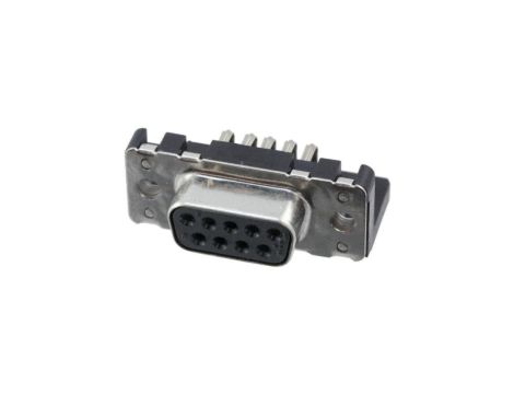 09661527611 D-Sub PIN: 9 gniazdo żeńskie kątowe 90 THT M3