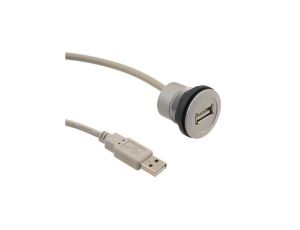 Gniazdo USB 22mm har-port -2570C Ø22,3mm IP20 srebrny 9454521921