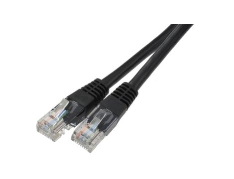 Patchcord UTP kat.6 kabel sieciowy LAN 2x RJ45 linka czarny 7,5m