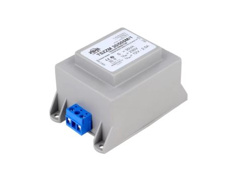 TSZZM25/12V Transformator zalewany 30VA, 230VAC, 12V, 2,5A śrubowy IP00