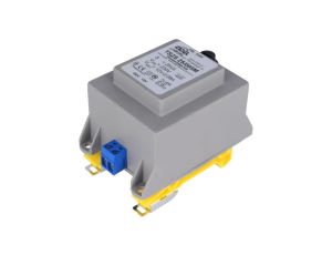 Transformator zalewany 25VA, 230VAC, 12V 2,08A na szynę DIN TSZS 25/005M