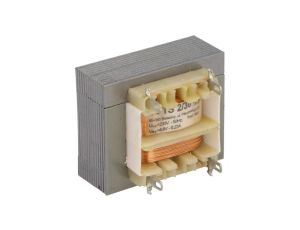Transformator sieciowy 2VA, 230VAC, 8,8V, 0,22A śrubowy IP00 TS 2/36