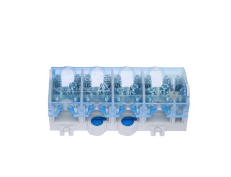 Odgałęźnik instalacyjny 4P OBL 25/10-4 4x25mm2/10x10mm2 szary-niebieski A13-6048