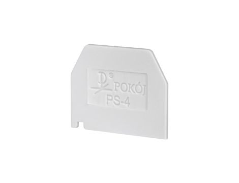 Płytka skrajna do złączek ZG-G2,5 i ZG-G4 szary PS-4 A41-6108