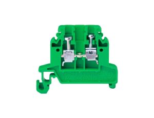Złączka szynowa przelotowa 2-przewodowa 2,5mm2 zielony ZG-G2,5 A11-8105